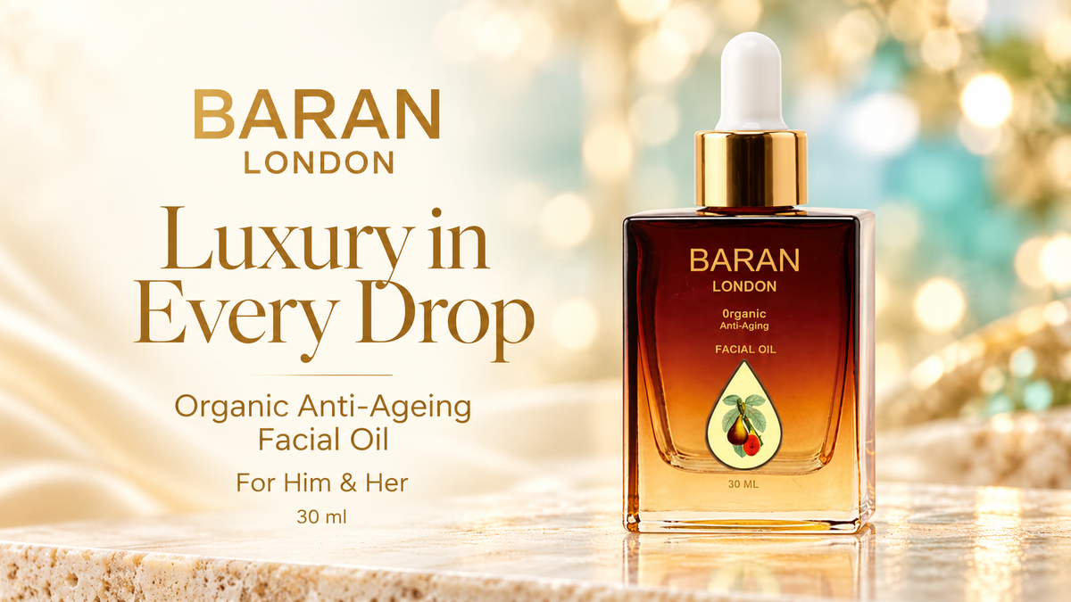 BARAN LONDON Luxury Organic Anti-Ageing Facial Oil — 30ml